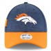 Women's Denver Broncos New Era Navy/Orange 2018 NFL Sideline Home 9FORTY Adjustable Hat 3059261